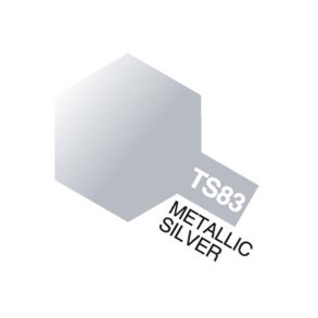 TS-83 Metallic Silver, spray 100 ml - Tamiya